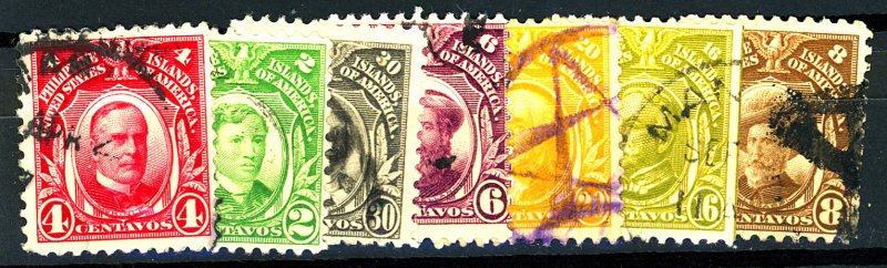 PHILIPPINES #SET FROM 1917 USED MIXED CONDITION