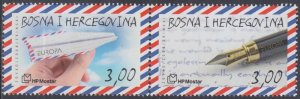 BOSNIA and HERZEGOVINA (CROAT ADMIN) Sc# 189-90 EUROPA 2008