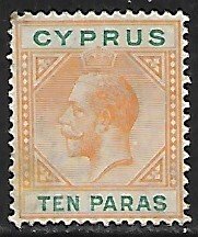 Cyprus # 49 - King George V - used.....{ZW6}