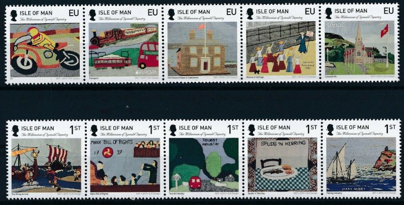 [I1003] Isle Of Man 2015 Painting good set of stamps very fine MNH