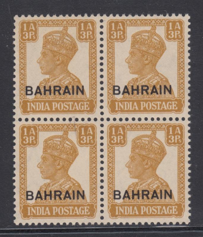 Bahrain    #42  block  mnh   cat $26.00