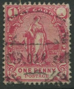 Cape of Good Hope - Scott 60 - General Issue -1893- Used -Single 1p Stamp