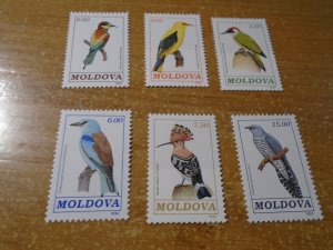 Moldova  #  31-36  MNH