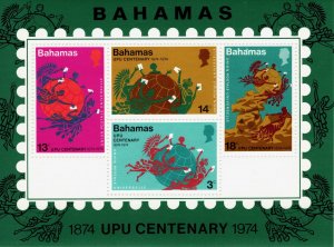 Bahamas 1974 Centenary of UPU, Miniature Sheet [Mint]