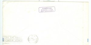 GREECE 1966 OLYMPIC AIRWAYS #859 FDC  TO USA