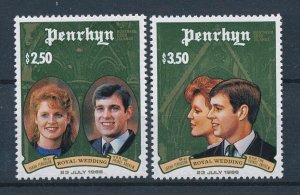 [116786] Penrhyn 1986 Royal wedding Prince Andrew Sarah Ferguson  MNH