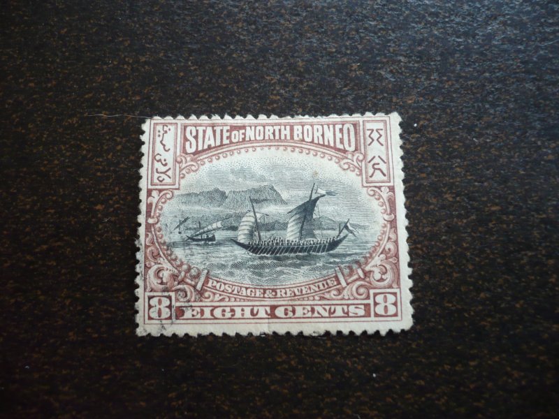 Stamps - North Borneo - Scott# 85 - Used Part Set of 1 Stamp