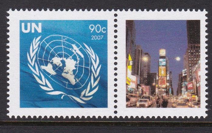 939 United Nations 2007 Personalized MNH