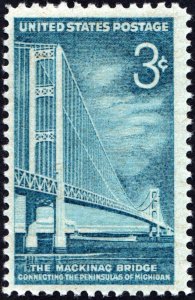 SC#1109 3¢ Mackinac Bridge Issue (1958) MNH