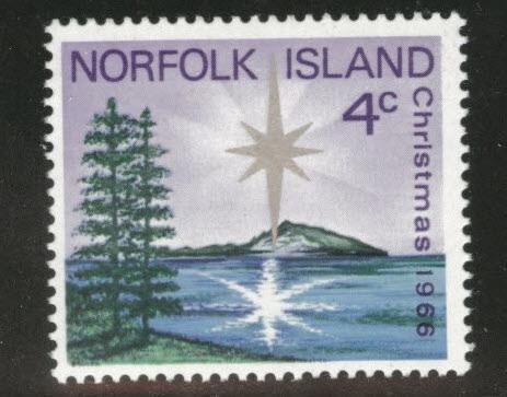 Norfolk Island Scott 99 MNH** 1966 Christmas stamp 