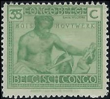 BELGIAN CONGO   #96 MH (6)