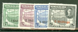 FU: Somaliland 123-6 mint CV $43