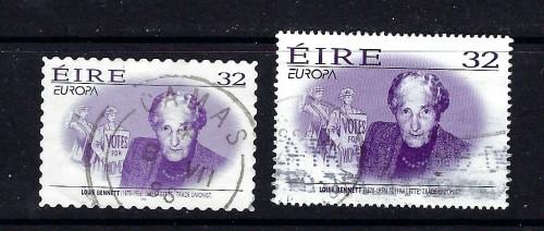 Ireland 1008-09 Used 1996 Europa set