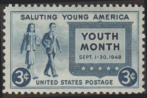 # 963 MINT NEVER HINGED ( MNH ) SALUTE TO YOUTH