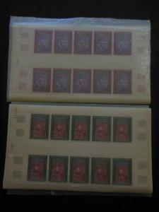 FRENCH ANDORRA : Very clean grouping of all VF MNH Cplt sets. Scott Cat