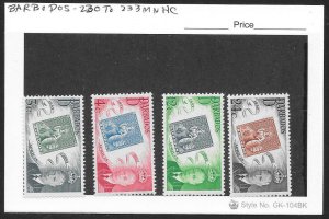 BARBADOS Sc#230-233 Complete Mint Never Hinged Set