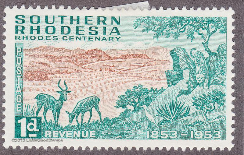 Southern Rhodesia 75 African Scene 1953