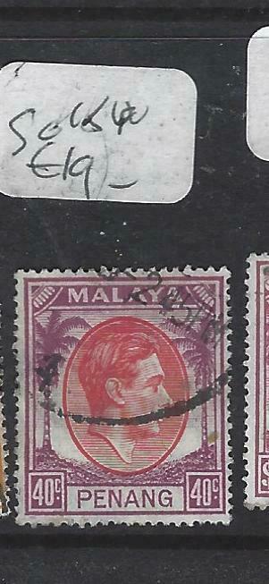 MALAYA PENANG  (P0704BB)  KGVI   40 C   SG 18   VFU