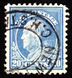 1917, US 20c, Well-Centered, Used, Sc 515