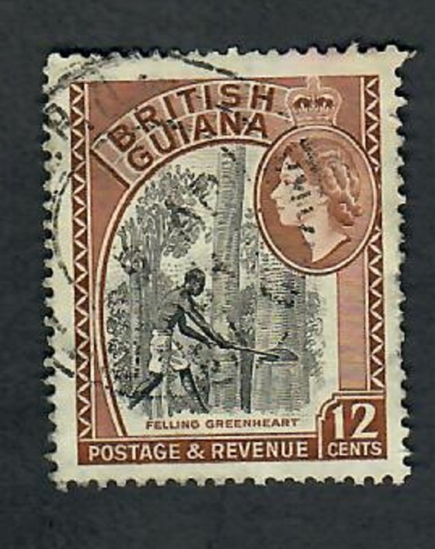 British Guiana #260 used single