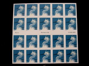 US - SCOTT# 3830 De - BOOKLET PANE 20 - P#33333 - MNH - CAT VAL $110.00