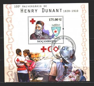 Mozambique. 2010. bl393. Red Cross. USED.