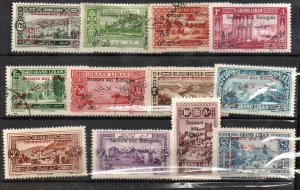 Lebanon B1-B12 Set Used &  Mint hinged