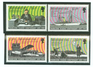 Montserrat #887-890 Mint (NH) Single (Complete Set)