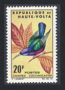 Upper Volta Splendid Sunbird bird 20f SG#156