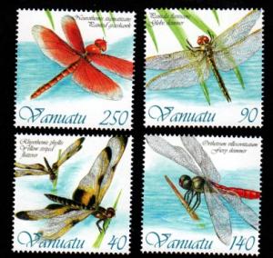 Vanuatu New Issue Mint NH Dragonflies 2012!