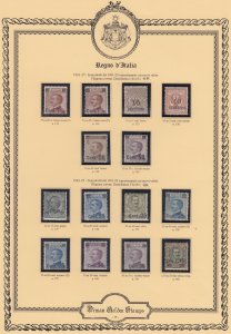 Italy Regno - Investment Collection Vittorio Em. III - cv 5800$ -1923-1926 MNH**