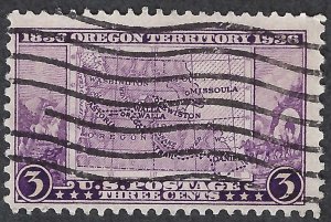 United States #783 3¢ Oregon Territory Centennial (1936).  Fine. Used.