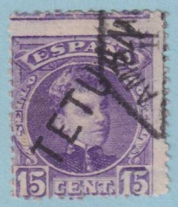 SPANISH COLONY TETUAN 11 USED HAS A THIN NLN 