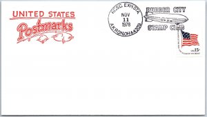 US SPECIAL POSTMARK COVER R.C.S.C. RUBBER CITY STAMP CLUB AKRON OHIO 1978 TYPE B