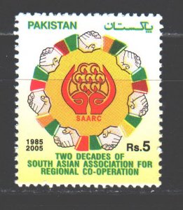 Pakistan. 2005. 1268. Regional cooperation. MNH.