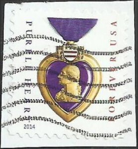 # 4704b USED PURPLE HEART AND RIBBON