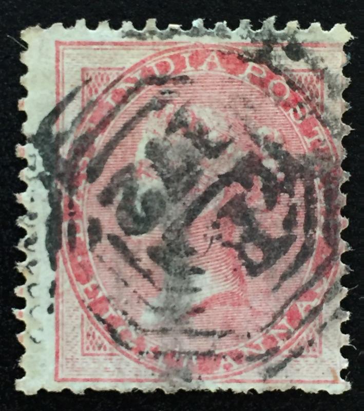 Malaya-Singapore India Used Abroad 1856 8a B-172 cancelled SG#Z78 M1997