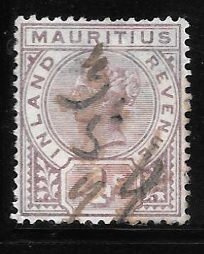 Mauritius Revenue: 4c Victoria, used, F-VF