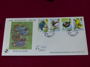 Great Britain First Day Cover 1980 Wildfowl Trust Slimbridge cancel (Benham)