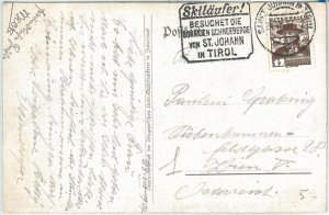 72982 -  AUSTRIA - Postal History - POSTMARK on Card: SPORT Skiing  1937