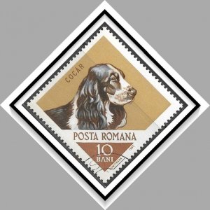 Romania #1808 Dogs CTOH