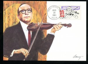 US 2564 Classic Comedians - Jack Benny UA Unicover Maximum card