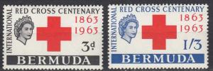 Bermuda - 1963 Red Gross Sc# 193/194 - MNH (422N)