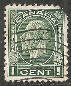 Canada 195 - Used - 1c George V (Faulty) (1932) (2)