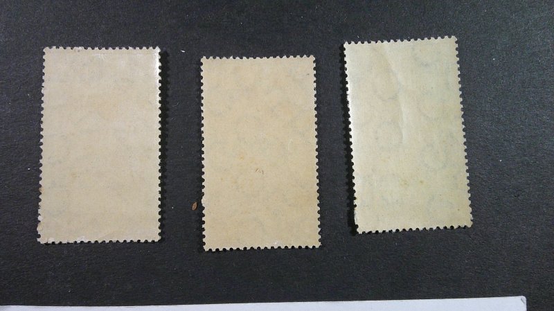 Mexico 1938 Postage complete Scott# 737-739  priced as hinged. See photos.