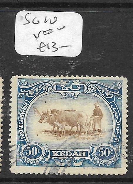 MALAYA KEDAH (P1105B) COW  50C    SG 10    VFU