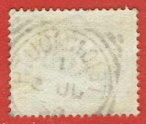 [mag385] GB 1883-84 SG 194 6d dull green with Superb Teignmouth  CDS