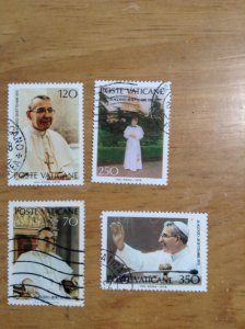 Vatican City Sc # 641-644  Used