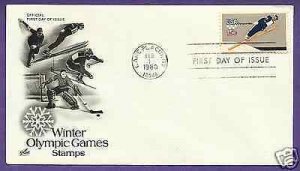 1797  OLYMPIC GAMES,15c 1980, ARTCRAFT FIRST DAY COVER, E...