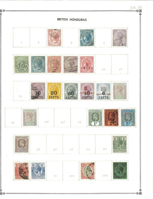 British Indian Ocean Terr. all Mint Hinged on Scott International Pages to 1999